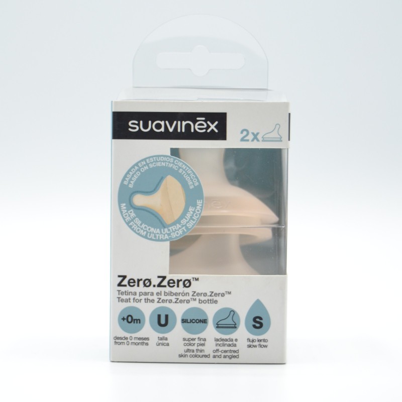 TETINA SUAVINEX ZERO SILICONA ANTICOLICO FLUJO S Biberones y tetinas