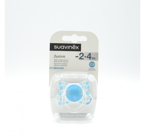 CHUPETE SUAVINEX FUSION SILICONA FISIOLOGICA 2-4M Chupetes y broches