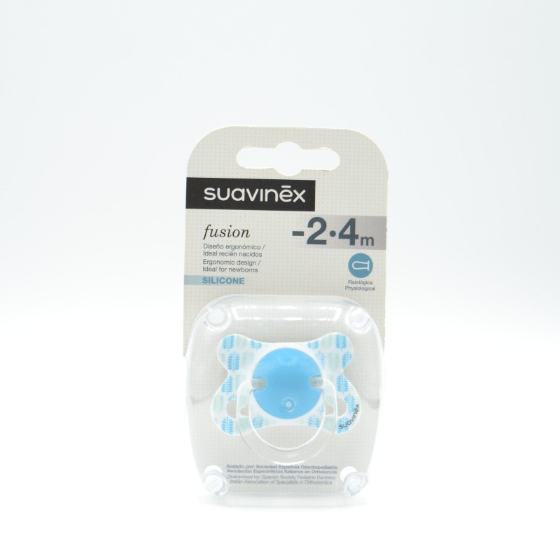 CHUPETE SUAVINEX FUSION SILICONA FISIOLOGICA 2-4M Chupetes y broches