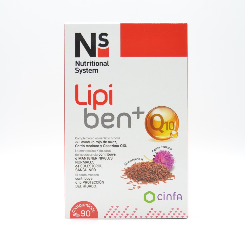 NS LIPIBEN+ Q10 90 COMPRIMIDOS Salud cardiovascular