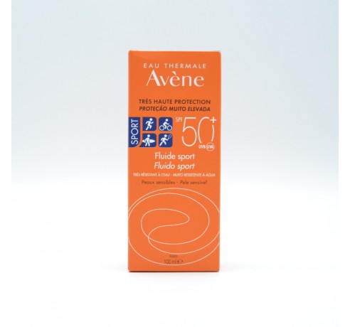 AVENE SOLAR FLUIDO SPORT SPF50+ 100ML Corporal adulto