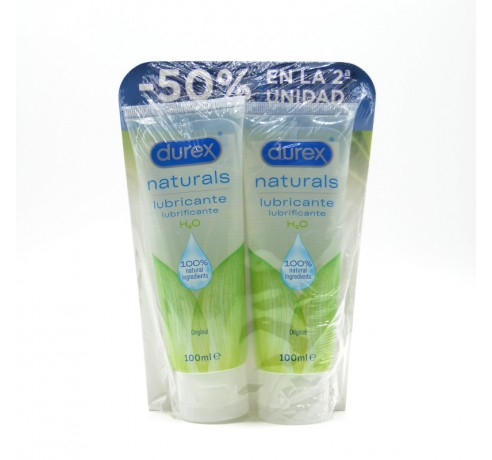 DUREX NATURALS INTIMATE GEL DUPLO 2X100 ML Lubricantes y geles de masaje