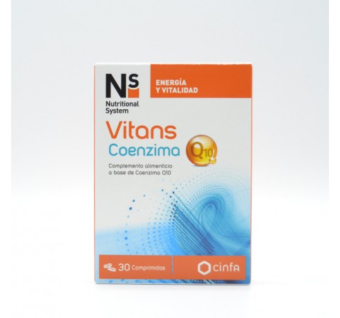 NS VITANS COENZIMA Q10 30 COMP Articulaciones y huesos