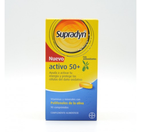 SUPRADYN ACTIVO 50+ ANTIOXIDANTES 90 COMPRIMIDOS Energía y vitalidad