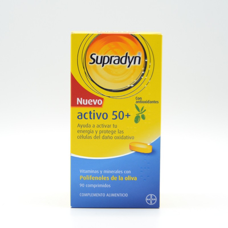 SUPRADYN ACTIVO 50+ ANTIOXIDANTES 90 COMPRIMIDOS Energía y vitalidad SUPRADYN ACTIVO 50+ ANTIOXIDANTES 90 COMPRIMIDOS Energía y vitalidad