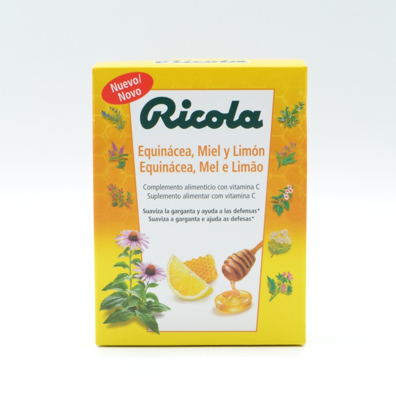 RICOLA CARAMELOS EQUINACEA MIEL Y LIMON 50 G Caramelos y chicles