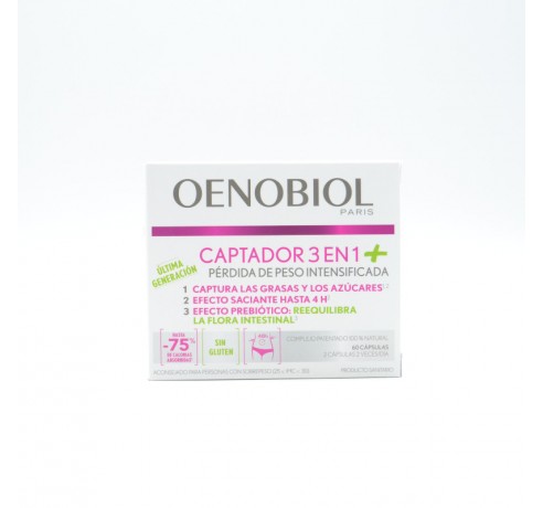 OENOBIOL CAPTADOR 3 EN1 PLUS + Quemagrasas