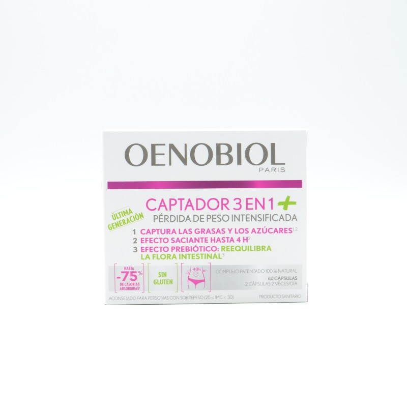 OENOBIOL CAPTADOR 3 EN1 PLUS + Quemagrasas