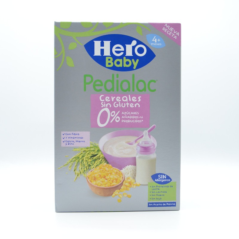 PEDIALAC PAPILLA 0% CEREALES SIN GLUTEN HERO BAB Papillas y snacks