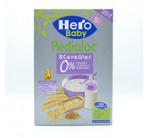 PEDIALAC PAPILLA 0% 8 CEREALES Papillas y snacks