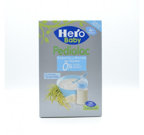 PEDIALAC PAPILLA 0% CREMA DE ARROZ HERO BABY 220 Papillas y snacks