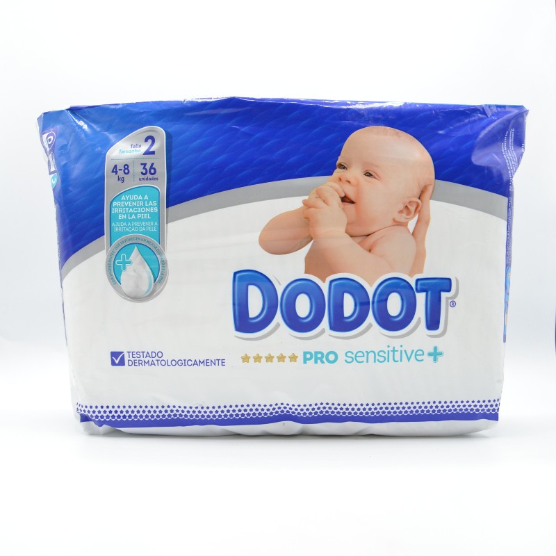 PAÑAL DODOT PROSENSITIVE T/2 4-8 KG 36 U Pañales y toallitas PAÑAL DODOT PROSENSITIVE T/2 4-8 KG 36 U Pañales y toallitas