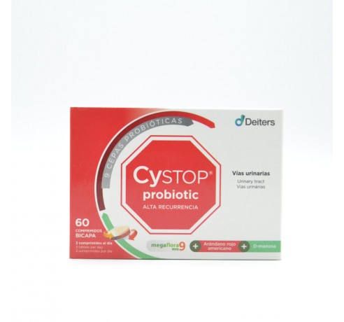 CYSTOP PROBIOTIC 60 COMPRIMIDOS Salud de las vias urinarias