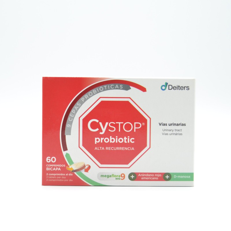 CYSTOP PROBIOTIC 60 COMPRIMIDOS Salud de las vias urinarias