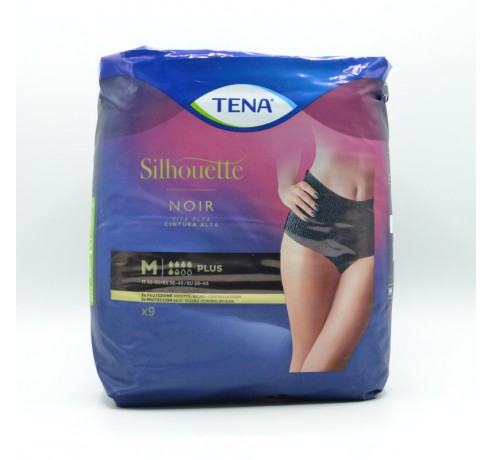 TENA SILHOUETTE NEGRO CINT. ALTA T/M 9UI Cuidado del adulto