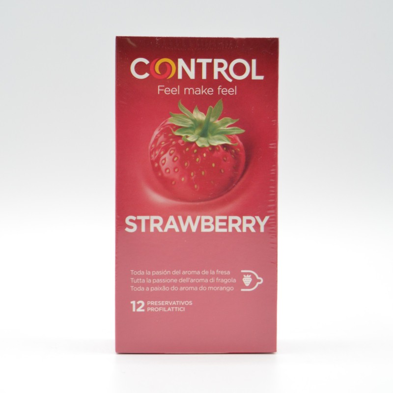 PRESERVATIVOS CONTROL STRAWBERRY 12 U Preservativos