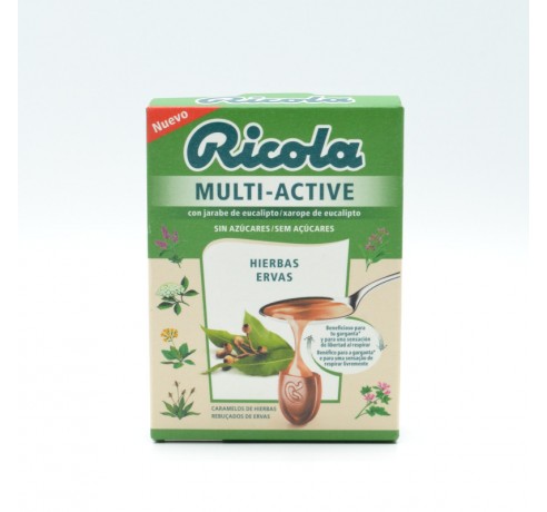RICOLA MULTI-ACTIV HIERBAS 51 G Caramelos y chicles