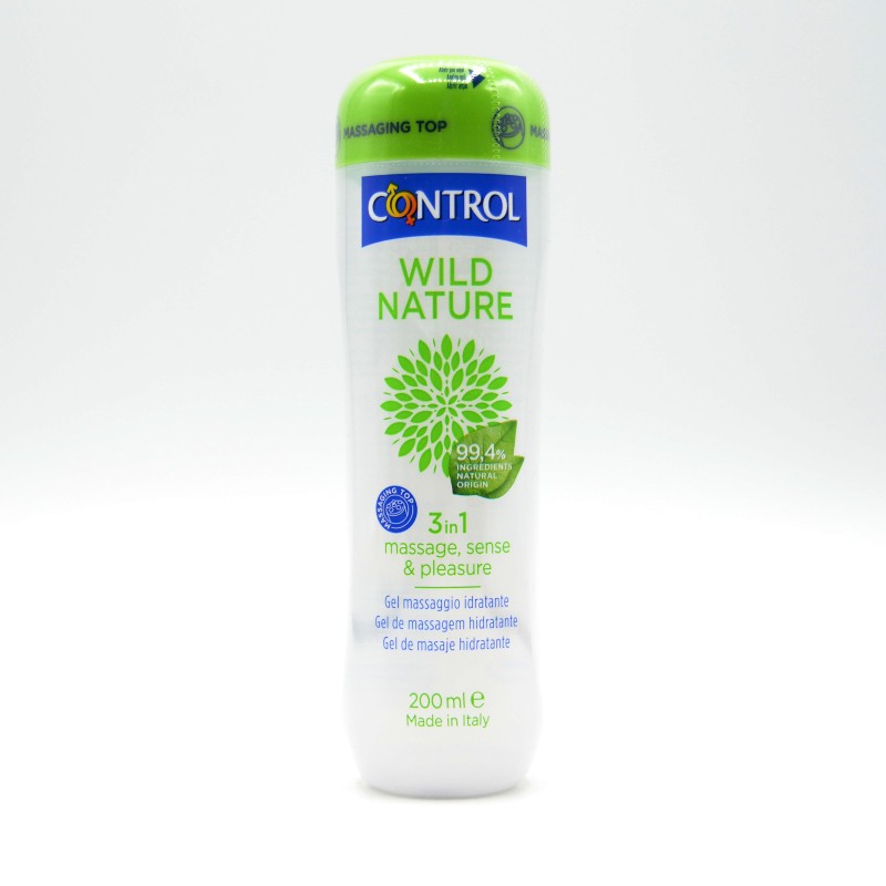 CONTROL GEL DE MASAJE WILD NATURE 200 ML Lubricantes y geles de masaje