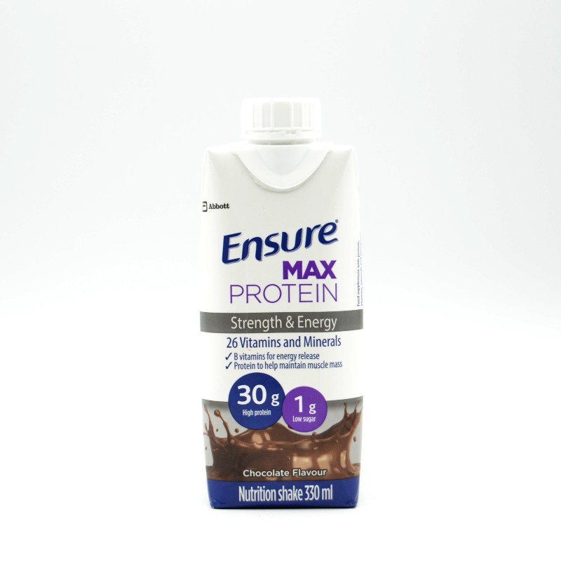 ENSURE MAX PROTEIN CHOCOLATE 330 ML Rendimiento y recuperación