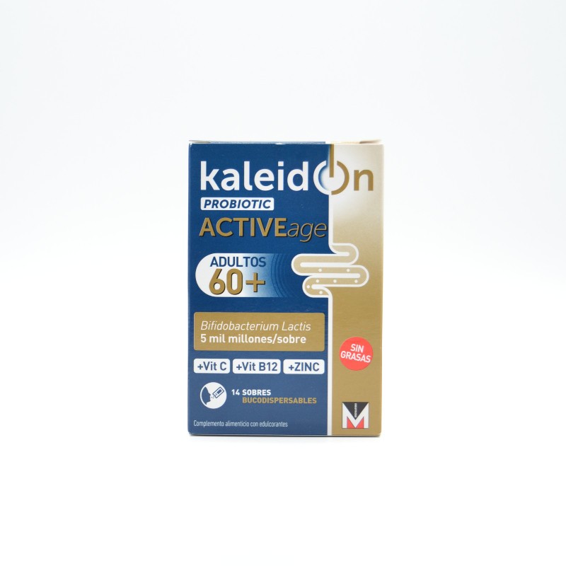 KALEIDON ACTIVEAGE 14 SOBRES BUCODISPERSABLES Probióticos y sueros de rehidratación