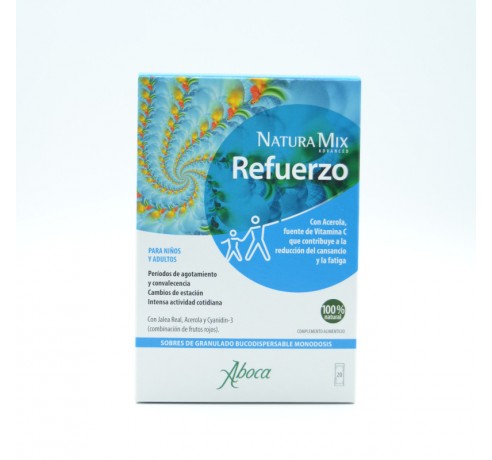 NATURA MIX ADVANCED REFUERZO 20 SOBRES MONODOSIS BUCODISPERSABLES Energía y vitalidad