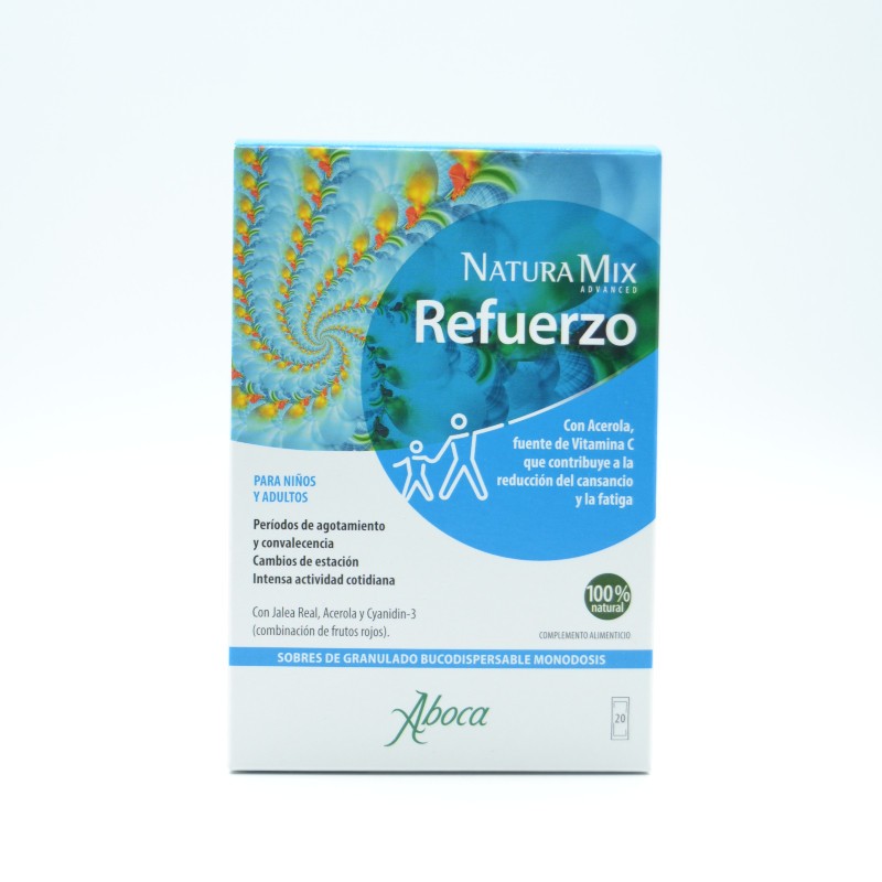 NATURA MIX ADVANCED REFUERZO 20 SOBRES MONODOSIS BUCODISPERSABLES Energía y vitalidad