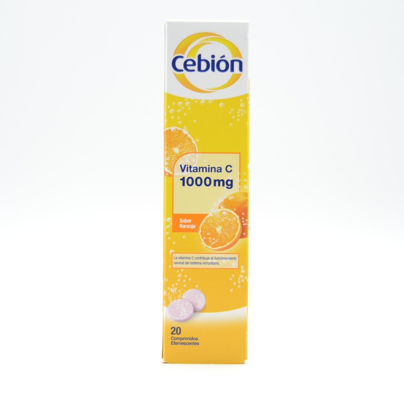 CEBION 1GR 20 COMPRIMIDOS EFERVESCENTES Energía y vitalidad