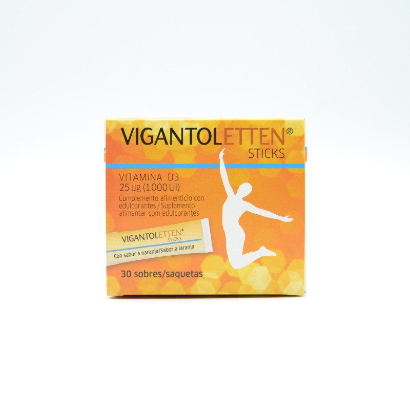 VIGANTOLETTEN 30 STICKS SABOR NARANJA Energía y vitalidad