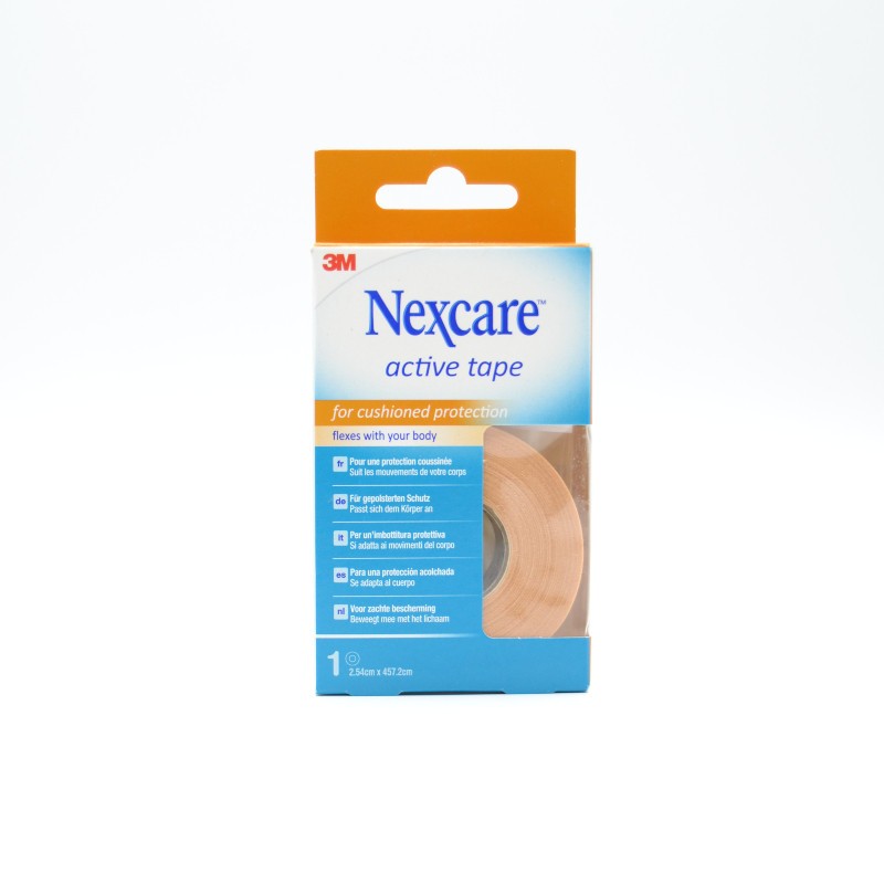 NEXCARE ACTIVE TAPE 2.54 CM X 457.2 CM 1 CINTA Cintas Kinesiológicas