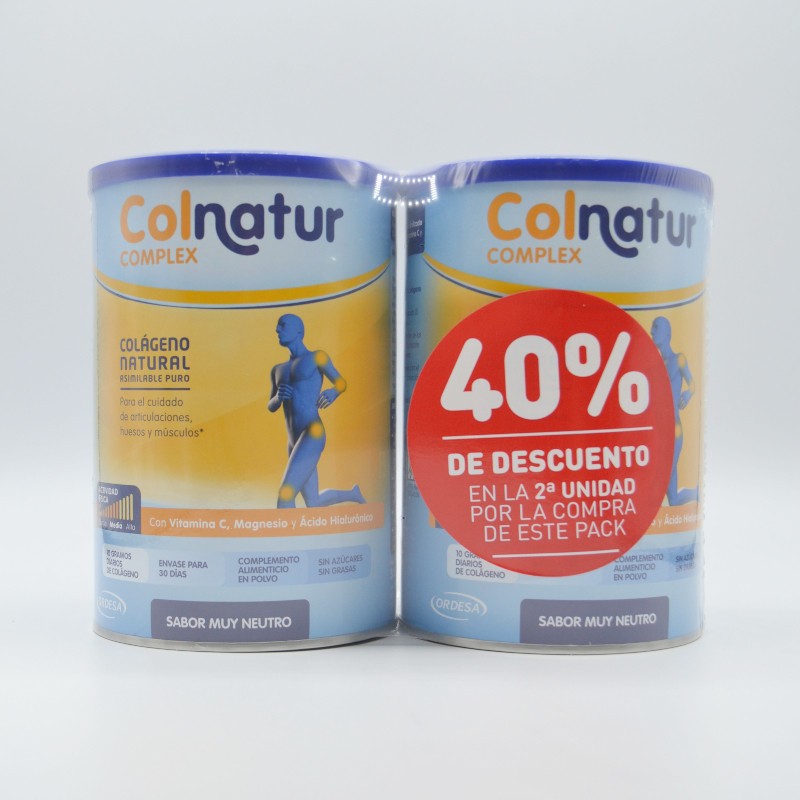 COLNATUR COMPLEX NEUTRO DUPLO 2%UD AL 40%DTO 330G Articulaciones y huesos