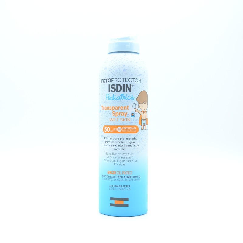 FP ISDIN PEDIATRICS WET SKIN TRANS SPRAY SPF 50+ 250 ML Protección solar infantil