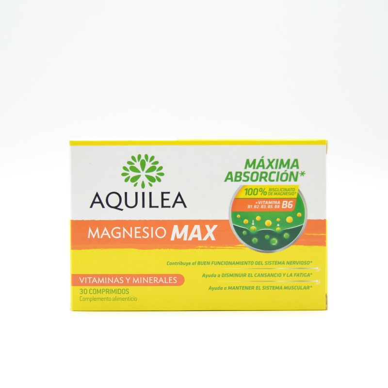 AQUILEA MAGNESIO MAX 30 COMP Energía y vitalidad