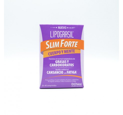 LIPOGRASIL SLIM FORTE 20+40 COMP Quemagrasas