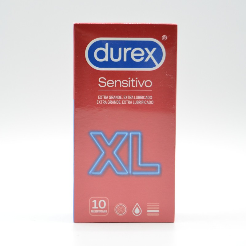 PRESERVATIVOS DUREX SENSITIVO XL 10 U Preservativos