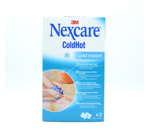 NEXCARE FRIO INSTANTANEO 2 BOLSAS 15 X 18 CM Terapia frío/calor