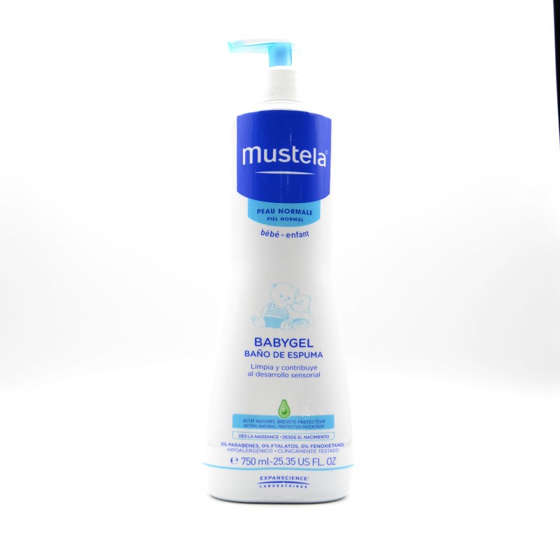 MUSTELA BABYGEL 750 ML Higiene e hidratación