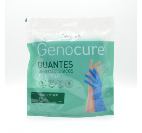 GUANTES DERMATOLOGICOS NITRILO T/S 2U. Guantes