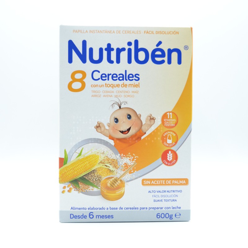 Leches - papillas: NUTRIBEN CEREALES SIN GLUTEN PAPILLA 600 G