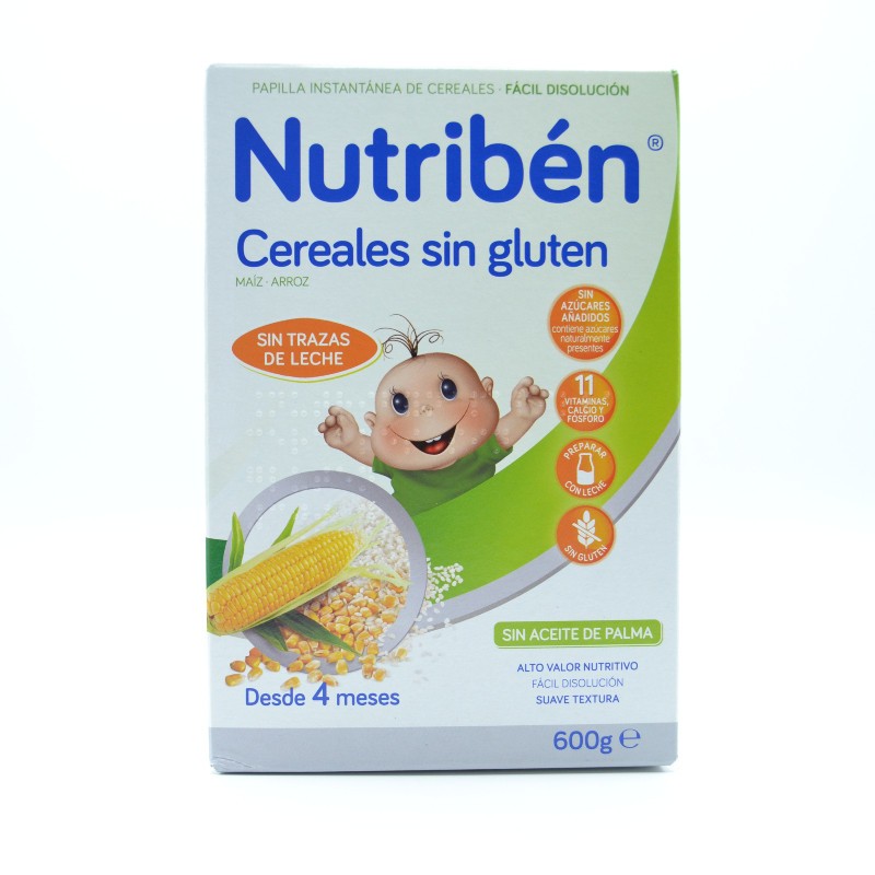 NB PAPILLA CEREALES S/GLUTEN 600 G Papillas y snacks