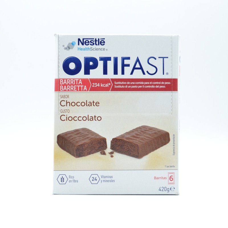 OPTIFAST BARRITAS CHOCOLATE 6 UN. Complementos