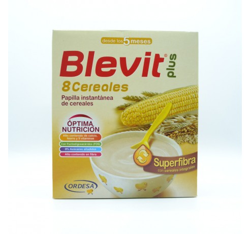 BLEVIT PLUS SP FIBRA 8 CEREALES 600 GR Papillas y snacks