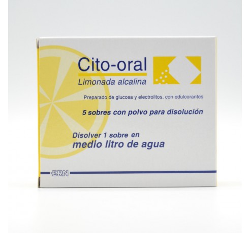 CITO-ORAL LIMONADA ALCALINA 5 BOLSAS Probióticos y sueros de rehidratación