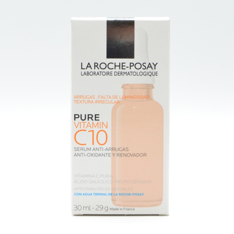 PURE VITAMIN C10 LA ROCHE POSAY 30 ML Antiedad PURE VITAMIN C10 LA ROCHE POSAY 30 ML Antiedad