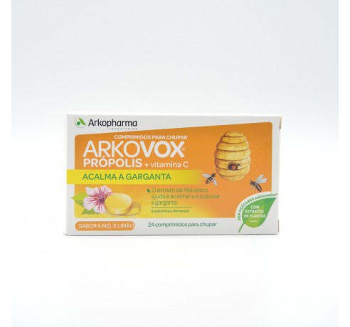 ARKOVOX MIEL-LIMON 24 COMPRIMIDOS Aparato respiratorio