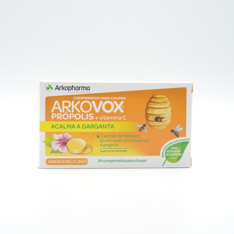 ARKOVOX MIEL-LIMON 24 COMPRIMIDOS Aparato respiratorio