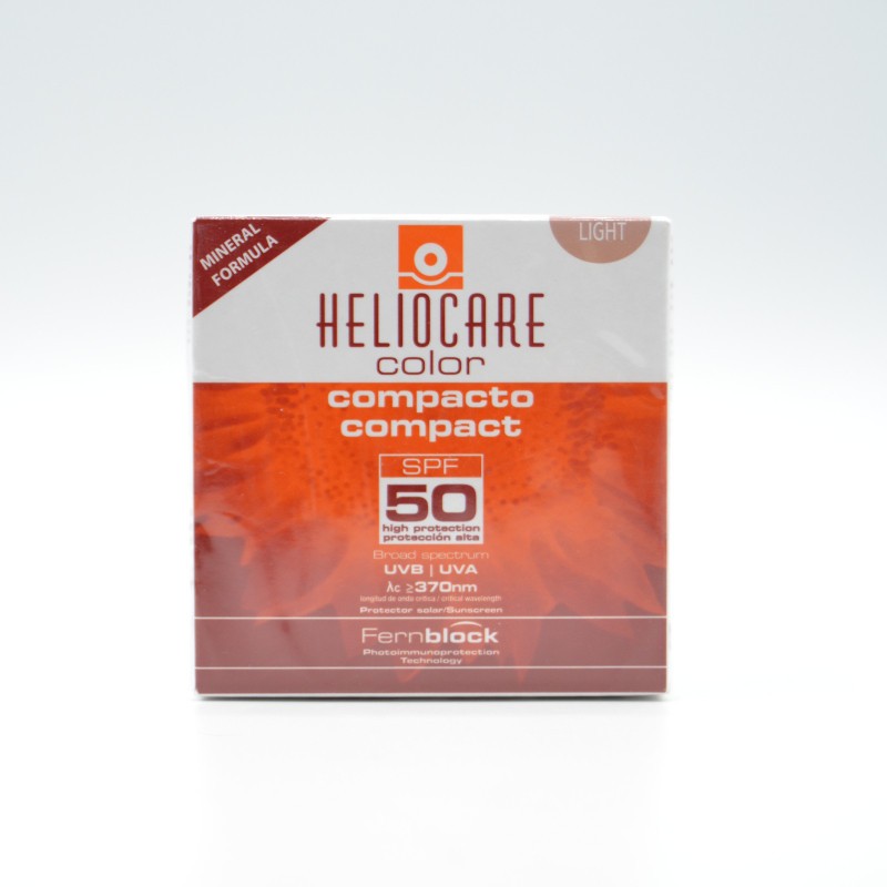 HELIOCARE COMPACT LIGHT SPF50+ PIEL NORMAL-SECA 10G Facial adulto