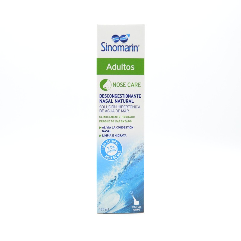 SINOMARIN ADULTOS SOLUCION HIPERTONICA DE AGUA DE MAR 125 ML Aparato respiratorio