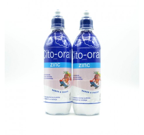 CITO-ORAL JUNIOR ZINC 2X500ML Probióticos y sueros de rehidratación