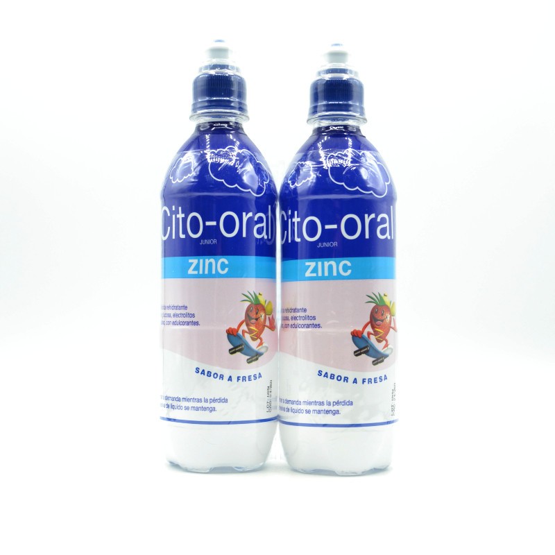 CITO-ORAL JUNIOR ZINC 2X500ML Probióticos y sueros de rehidratación