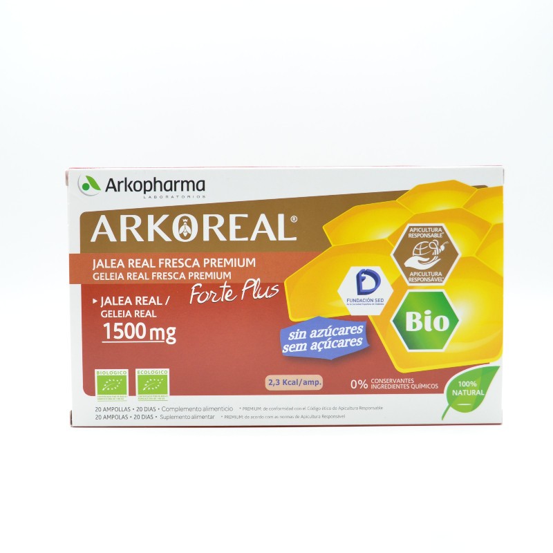 ARKO JALEA REAL 1500 MG FORTE PLUS 20 AMPOLLAS Defensas